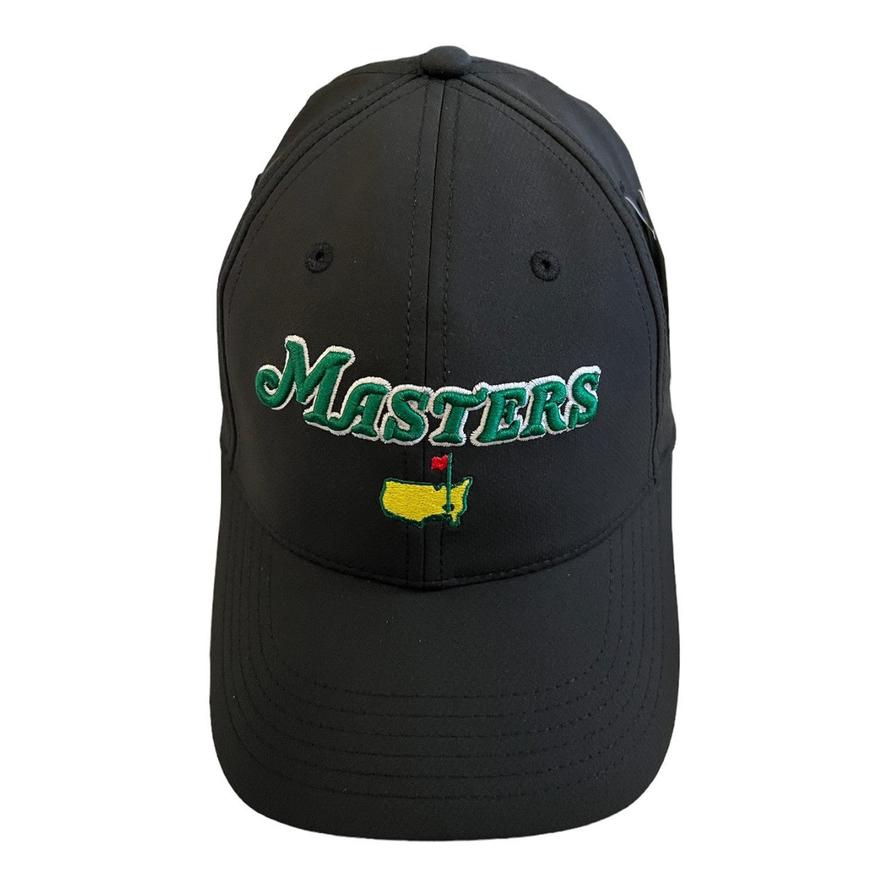 2024 Masters Tournament Performance Tech Applique Rope Hat!!??? Masters Navy Blue SKIP IT Embroidered White Rope Hat main image 3