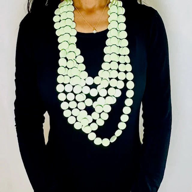 Wooden Necklace | 6 Strands