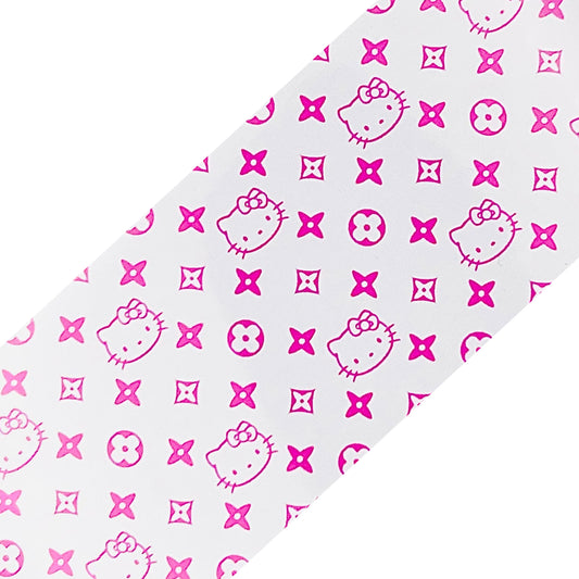 Cute Kitten Character Nail Foil - Pink