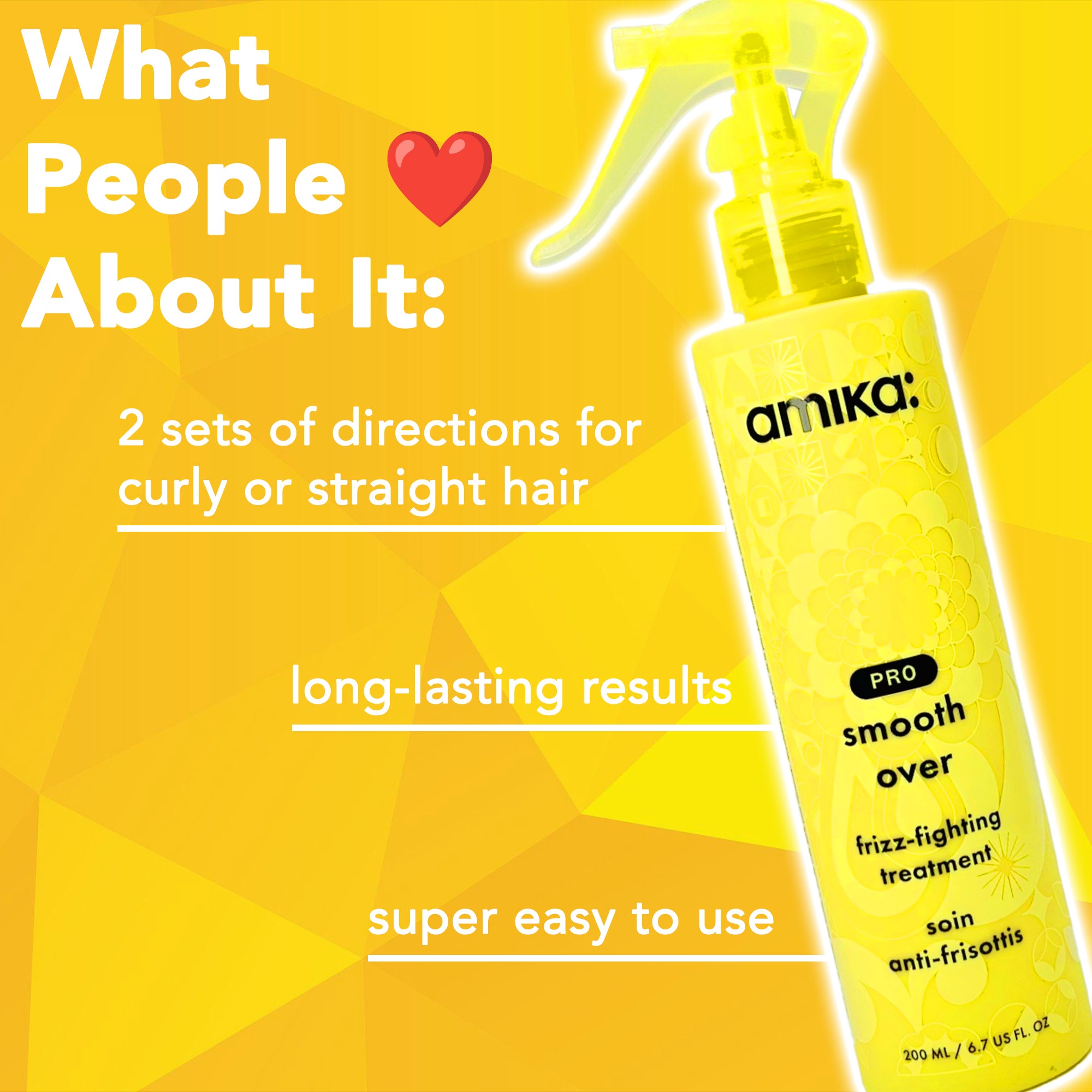 amika: | pro smooth over frizz-fighting treatment [6.7 oz
