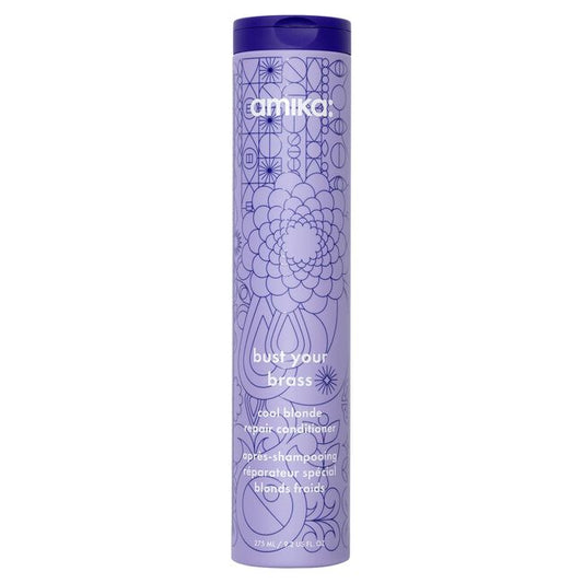 amika: | bust your brass cool blonde repair conditioner [9.2 oz]