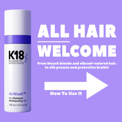 K18 | AirWash Dry Shampoo [4.0 oz]