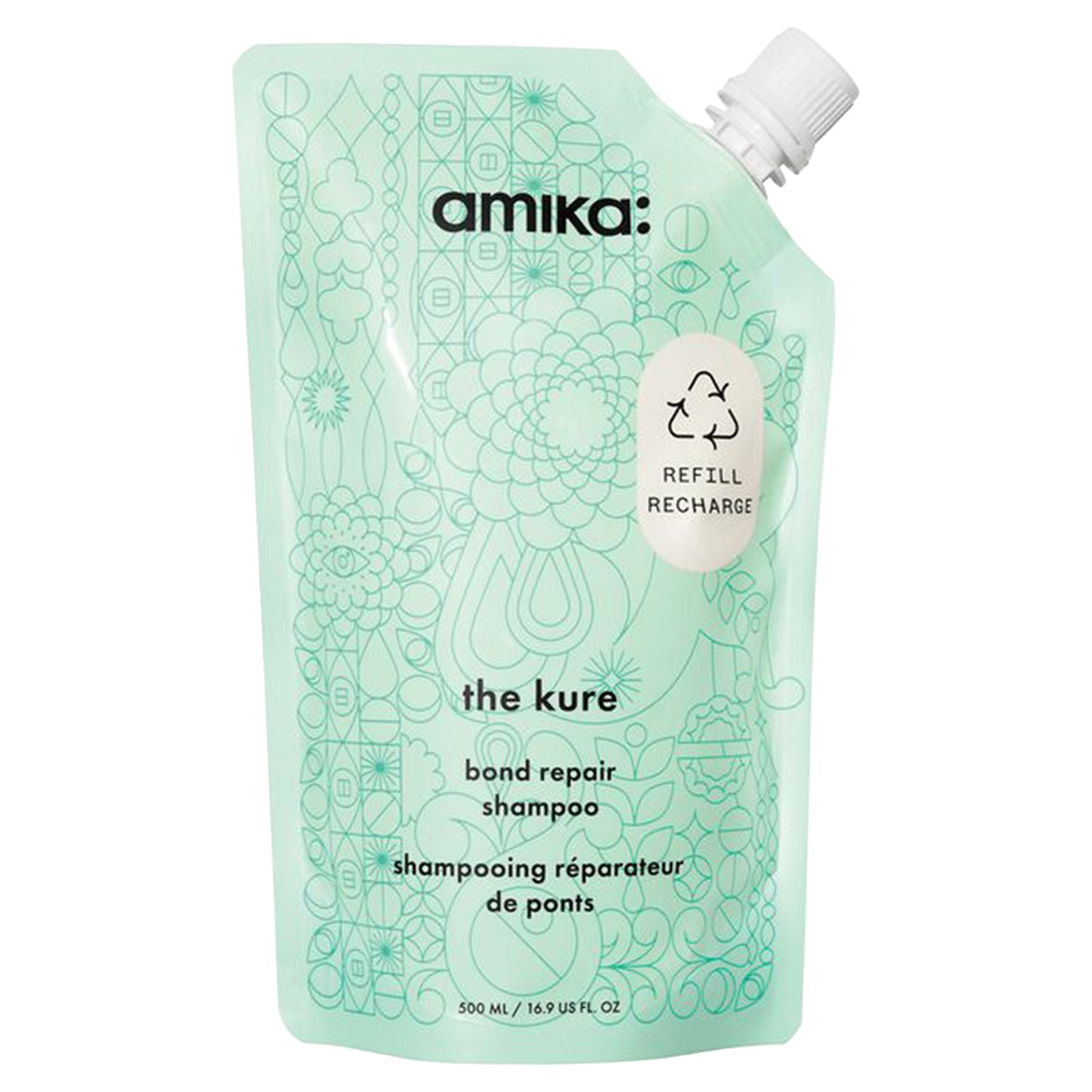 amika: | the kure bond repair shampoo [16.9 oz]