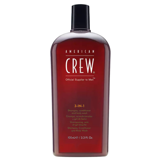 American Crew | 3-in-1 Shampoo + Conditioner + Body Wash [3.3 oz]