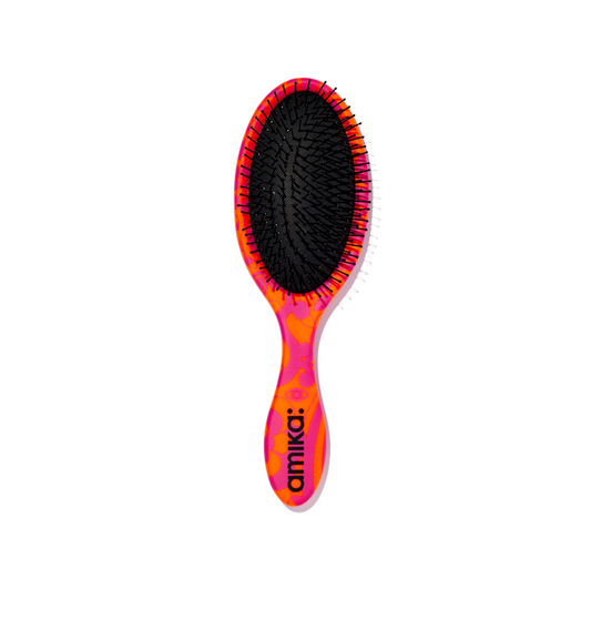 amika: | detangling brush signature print