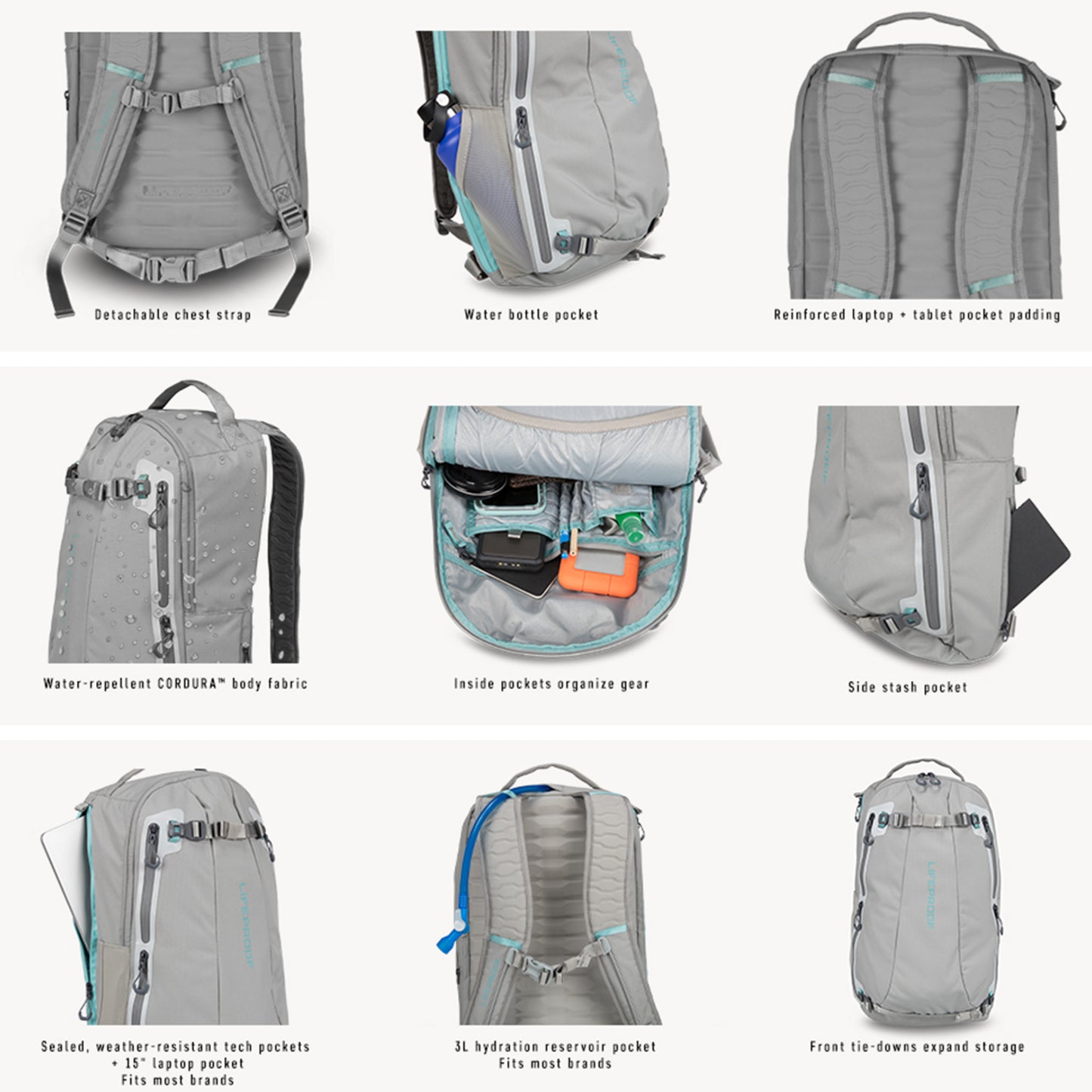 LifeProof | GOA 22L Backpack [Urban Coast Grey]