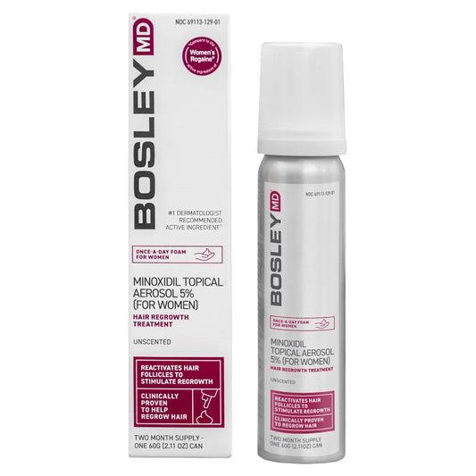 BosleyMD | Women's Hair Regrowth Foam [5% Minoxidil]