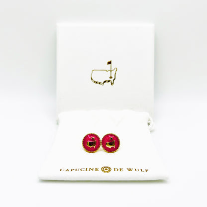 Masters Tournament | Capucine De Wulf - Earring Studs (Fuchsia Pink)