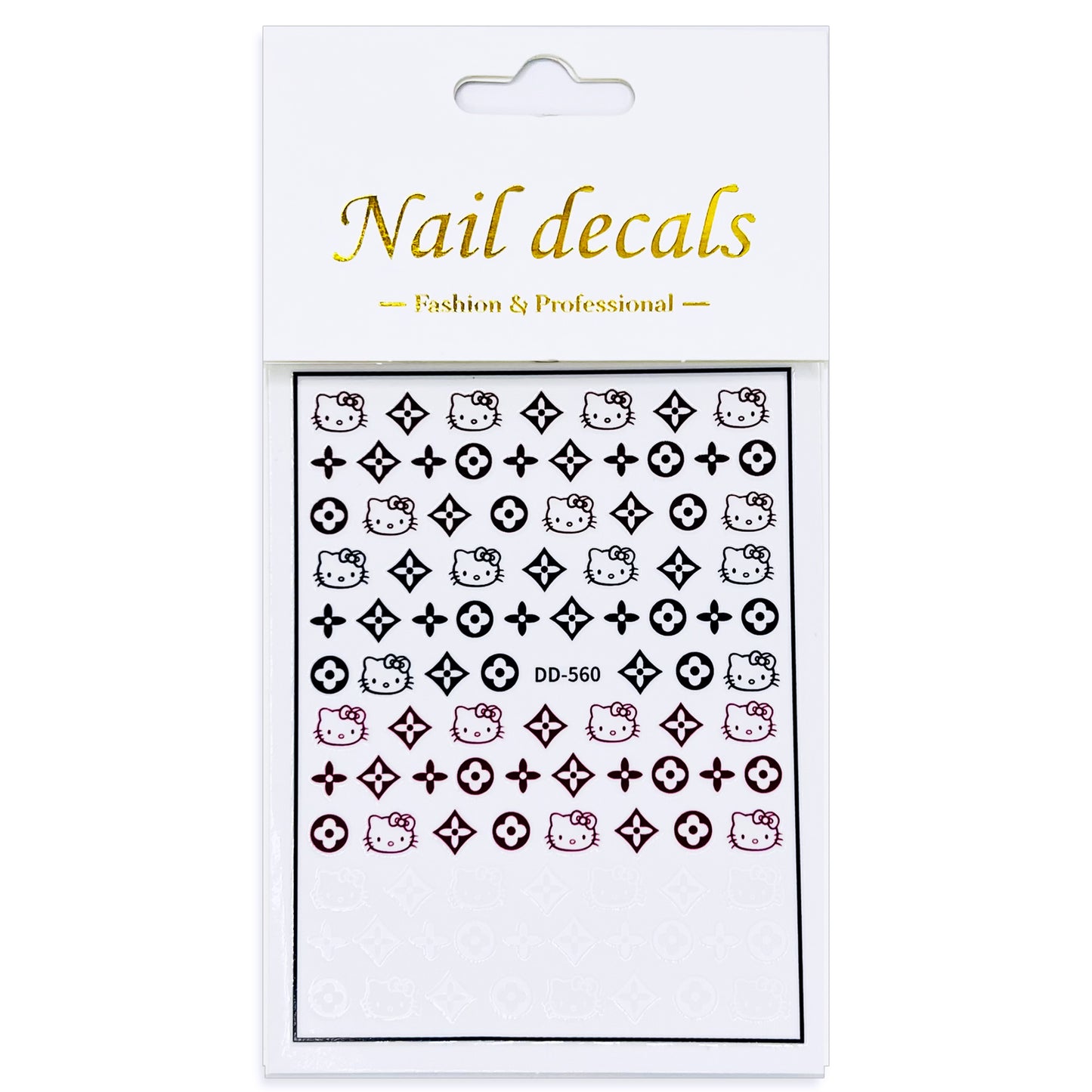 Luxury Designer Nail Decals - Hello Kitty [DD-560]
