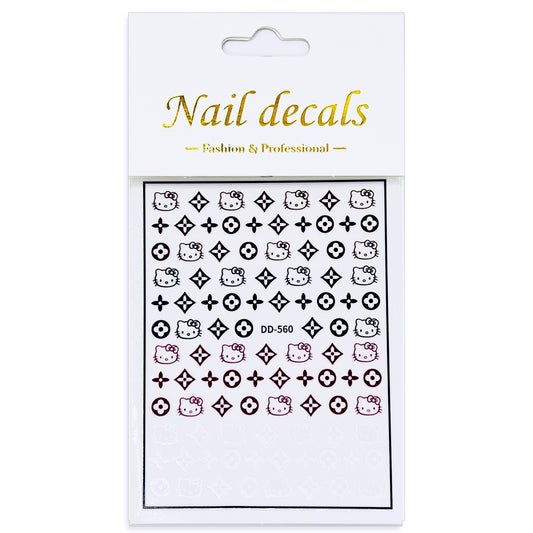 Luxury Designer Nail Decals - Hello Kitty [DD-560]