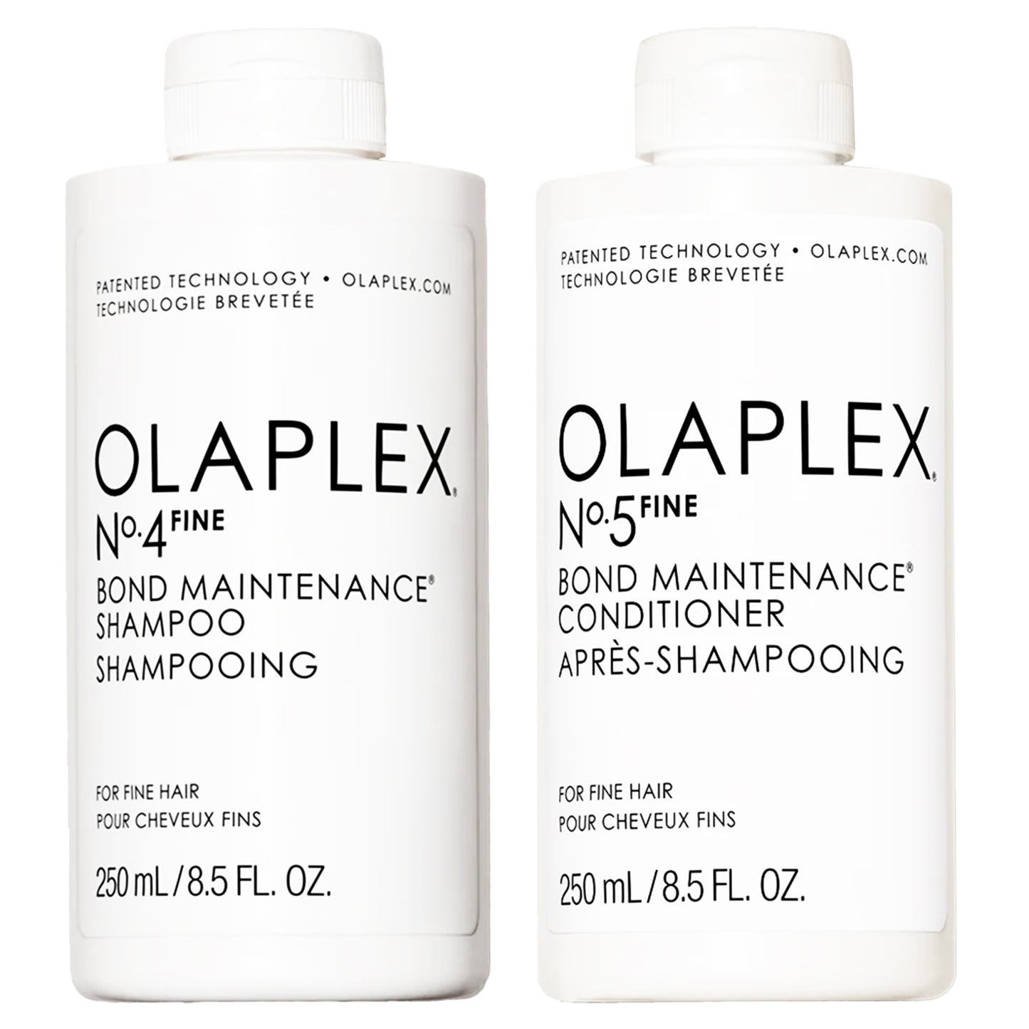 Olaplex | No 4 FINE Bond Maintenance Shampoo + No 5 FINE Bond Maintenance Conditioner [8.5 oz]