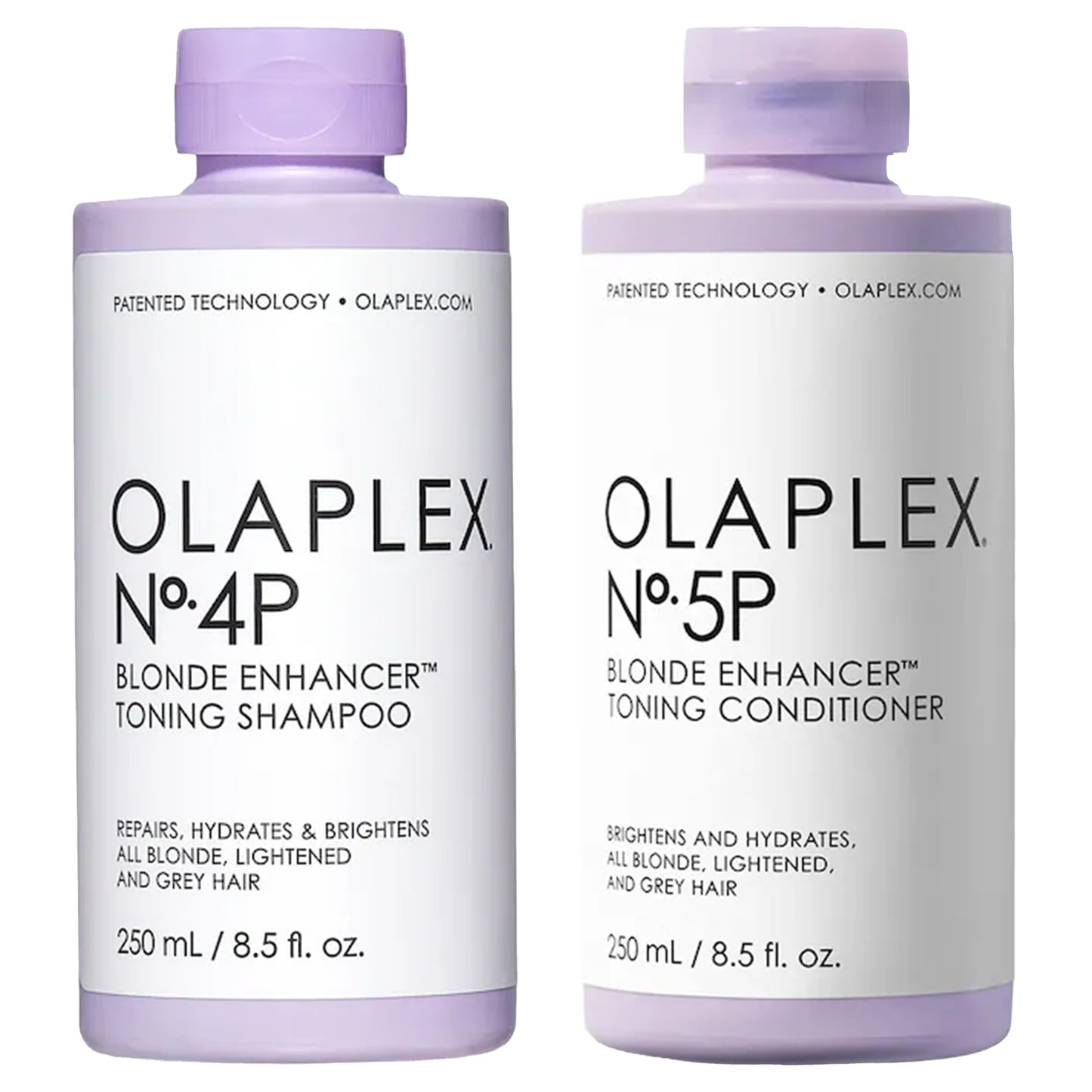 Olaplex | No 4P Blonde Enhancer Toning Shampoo + No 5P Blonde Enhancer Toning Conditioner Duo [8.5 oz]