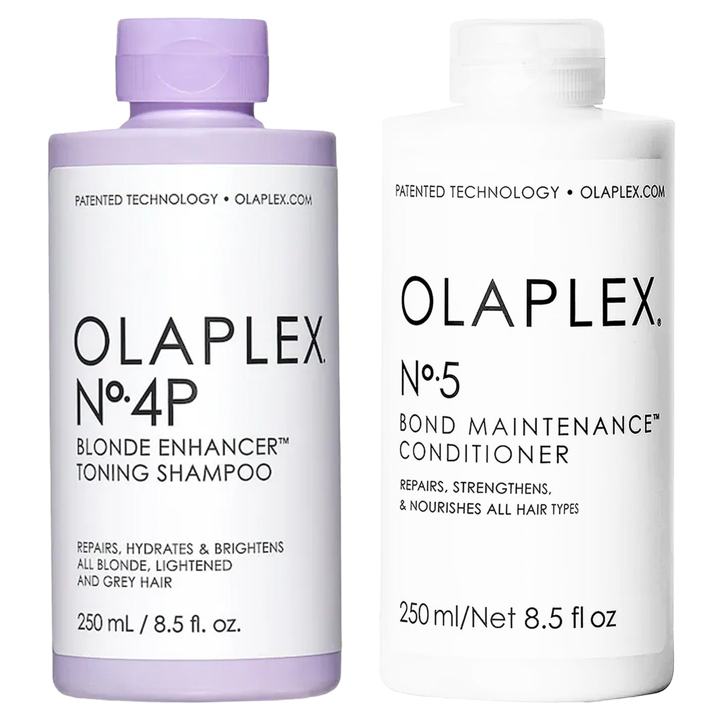 Olaplex | No 4P Blonde Enhancer Toning Shampoo + No 5 Bond Maintenance Conditioner Duo [8.5 oz]