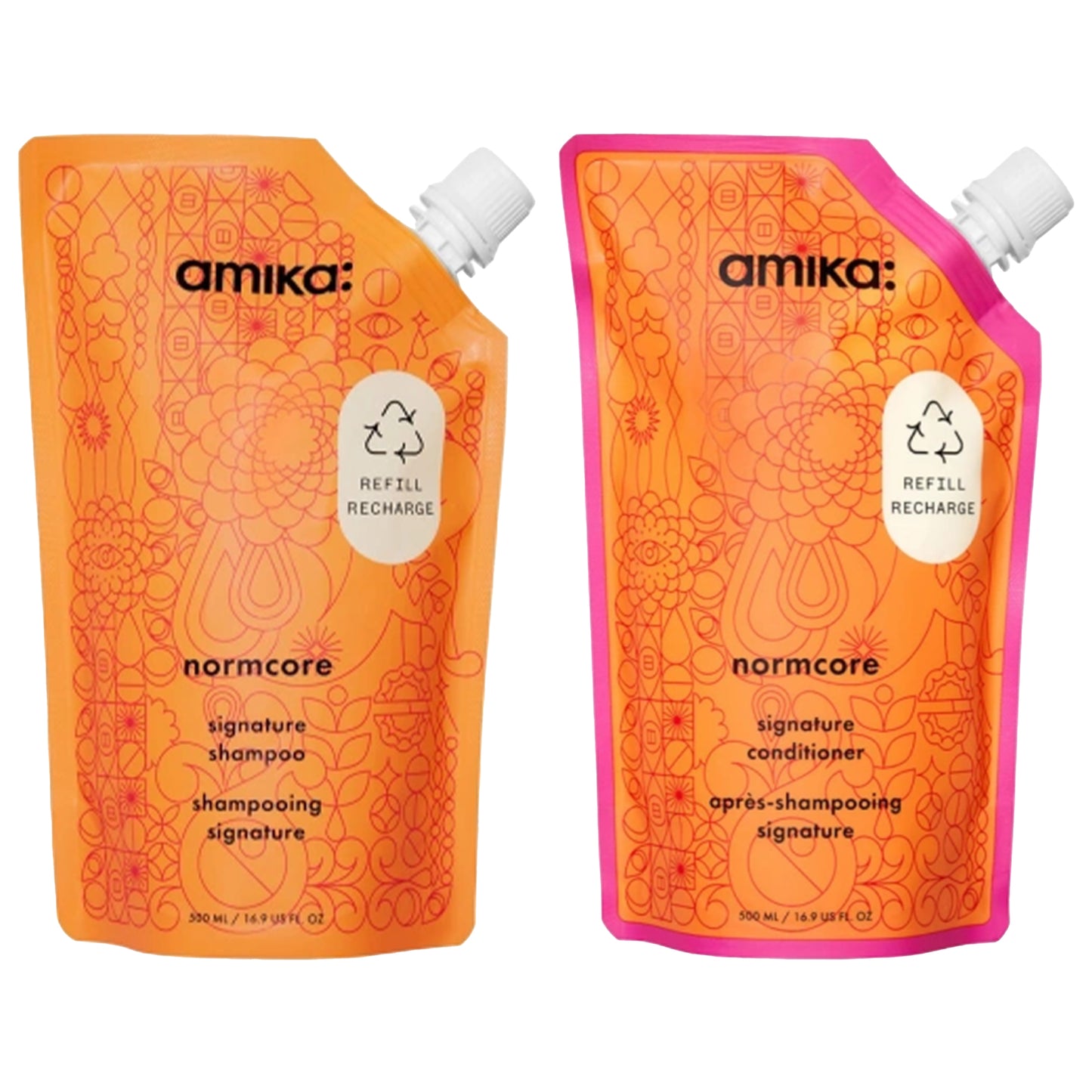 amika: | normcore signature shampoo + conditioner duo [16.9 oz]