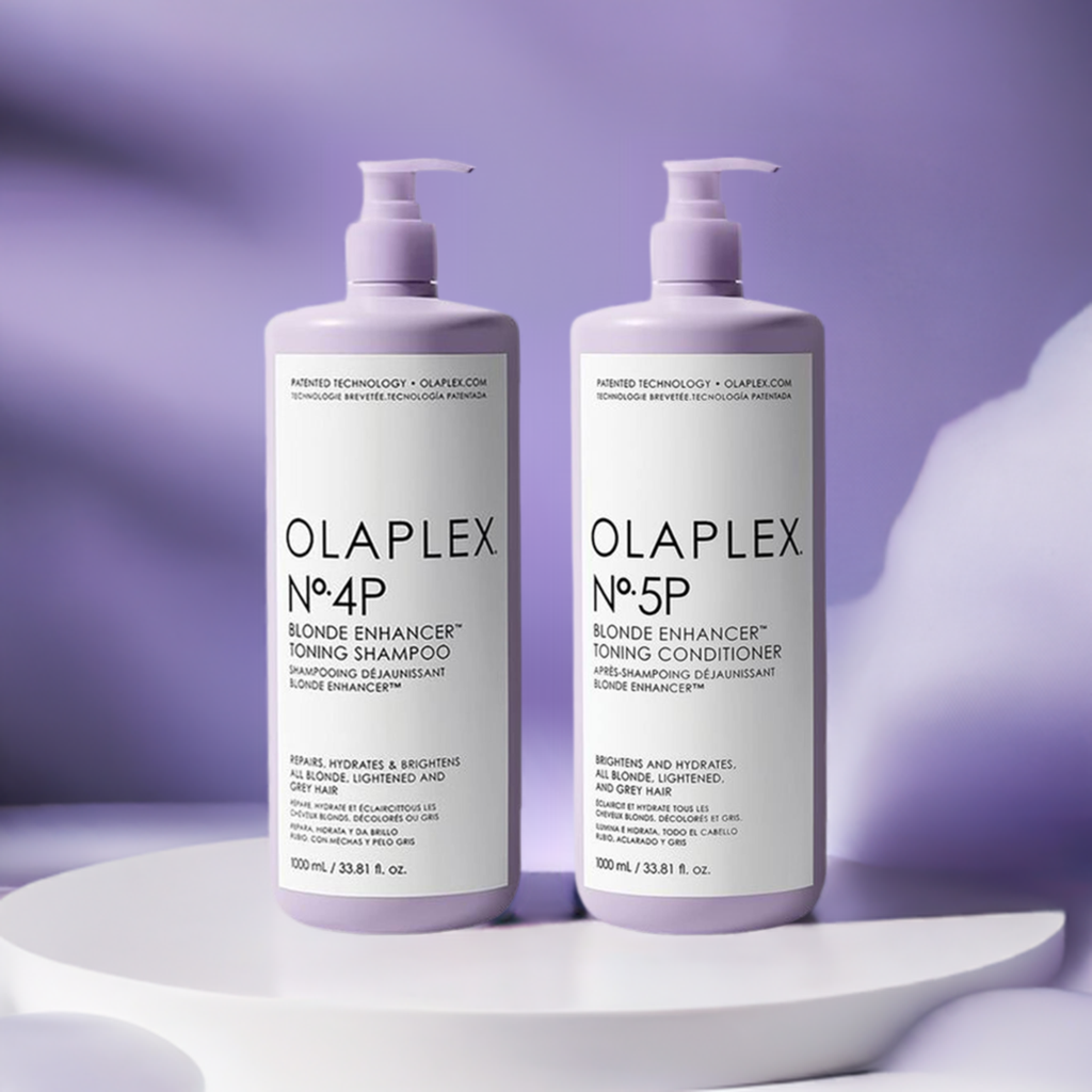 Olaplex | No 4P Blonde Enhancer Toning Shampoo + No 5P Blonde Enhancer Toning Conditioner Duo [33.8 oz]