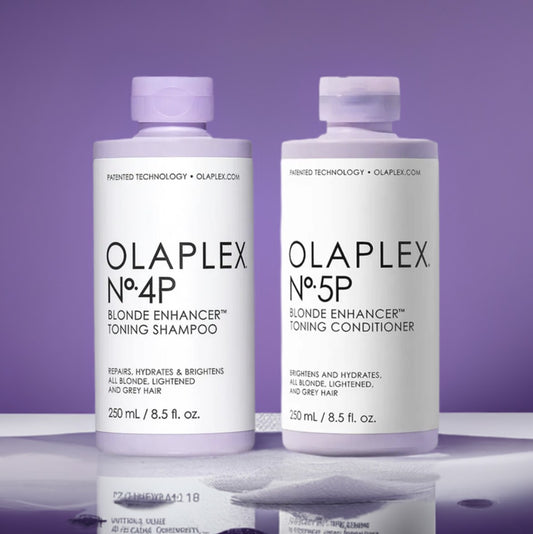 Olaplex | No 4P Blonde Enhancer Toning Shampoo + No 5P Blonde Enhancer Toning Conditioner Duo [8.5 oz]