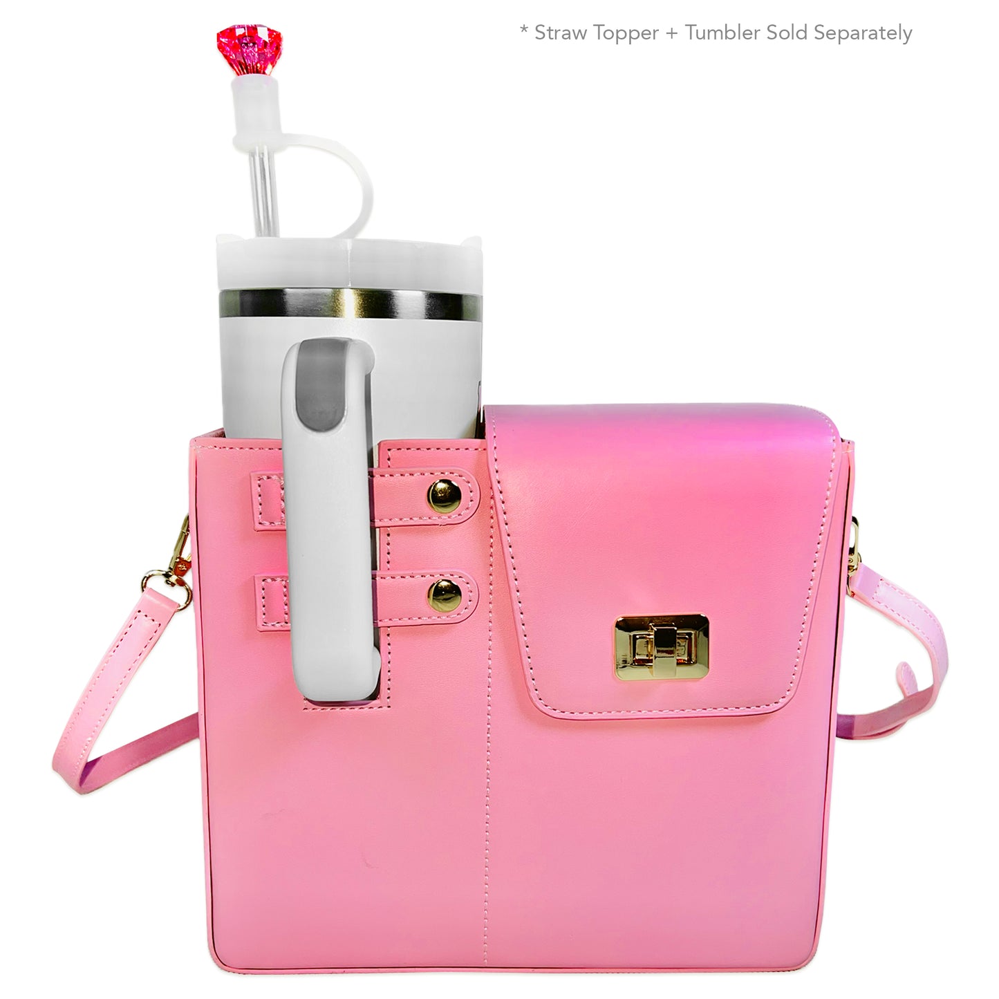 Tumbler Crossbody Bag | Pink