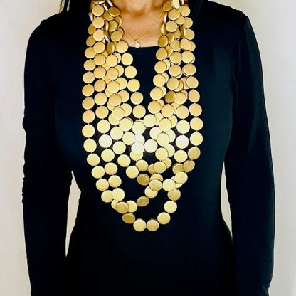 Wooden Necklace | 6 Strands