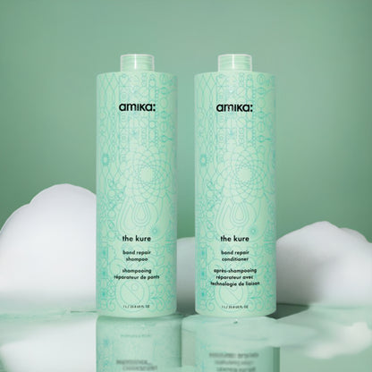 amika: | the kure bond repair shampoo + conditioner duo [33.8 oz]