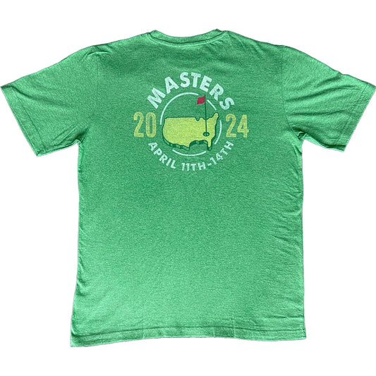 Masters Tournament | 2024 Masters Logo T-Shirt [Green Heather]