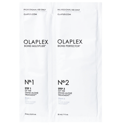 Olaplex | No 1 Bond Multiplier + No 2 Bond Perfector Stand Alone Professional Hair Treatment