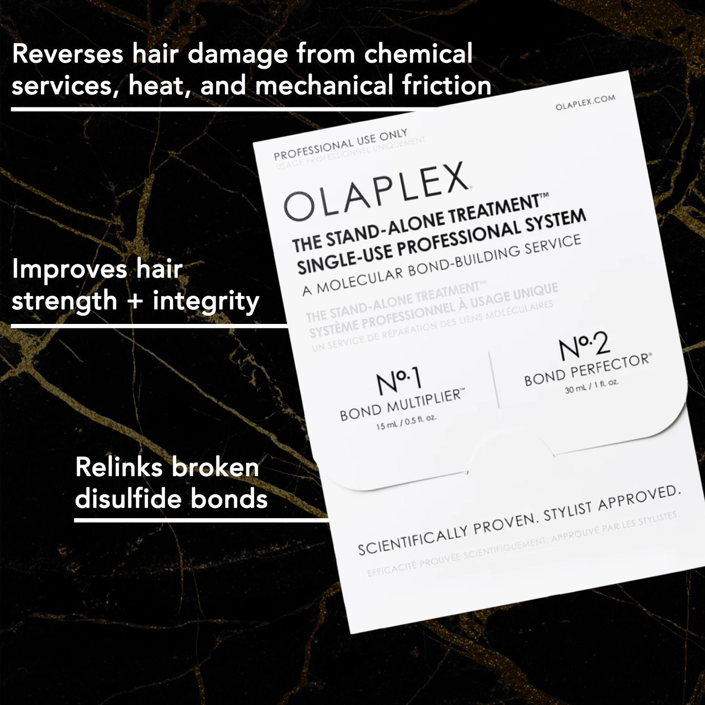 Olaplex | No 1 Bond Multiplier + No 2 Bond Perfector Stand Alone Professional Hair Treatment