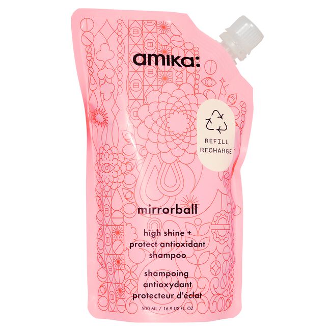 amika: | mirrorball high shine + protect antioxidant shampoo [16.9 oz]