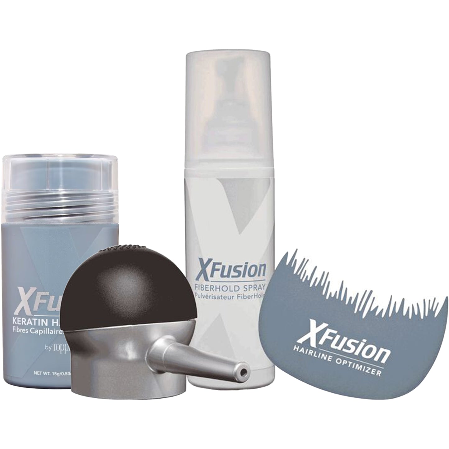 XFusion | Hair Fibers + Tool Kit Bundle