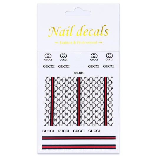 Luxury Designer Nail Decals - Designer Inspired 3 [488]