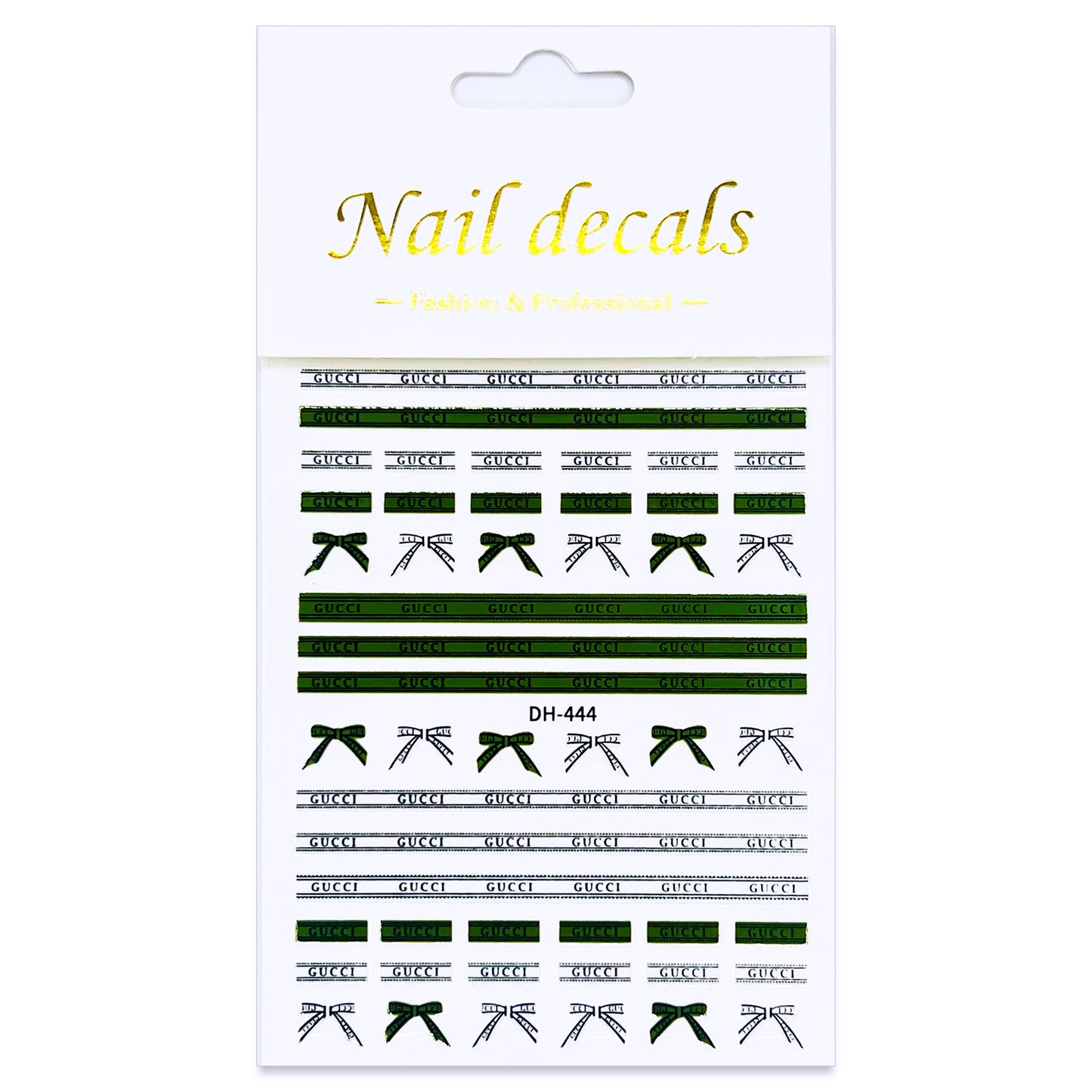 Luxury Designer Nail Decals - Designer Inspired 3 [G&W 444]