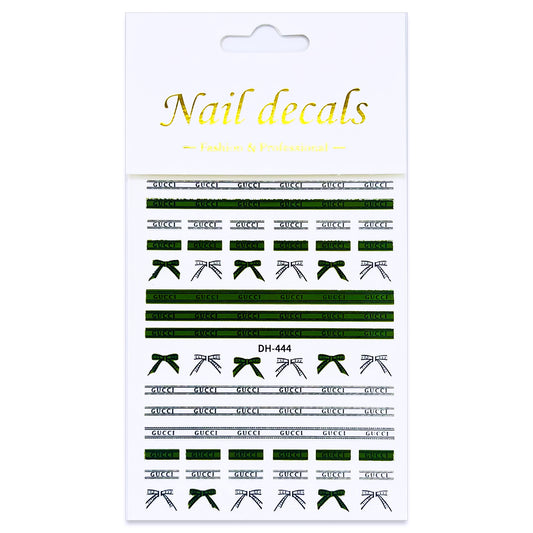 Luxury Designer Nail Decals - Designer Inspired 3 [G&W 444]