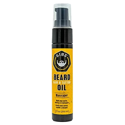 GIBS | Beard, Hair & Tattoo Oil [1.0 oz]