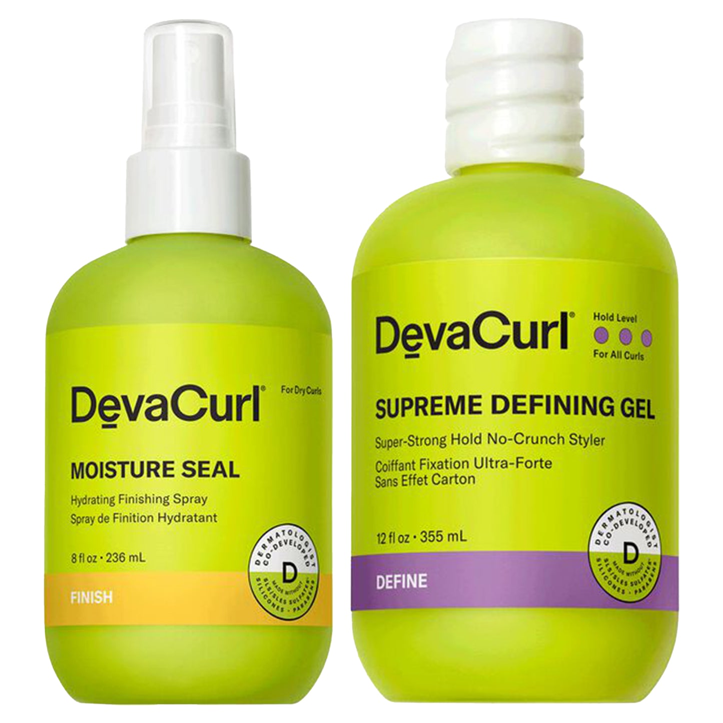 DevaCurl | Moisture Seal [8.0 oz] + Defining Gel [12.0 oz] Duo