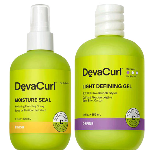 DevaCurl | Moisture Seal [8.0 oz] + Defining Gel [12.0 oz] Duo