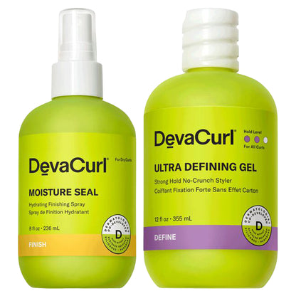 DevaCurl | Moisture Seal [8.0 oz] + Defining Gel [12.0 oz] Duo