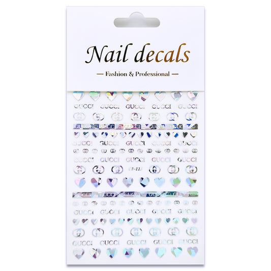 Luxury Designer Nail Decals - Designer Inspired 3 [Iridescent 115]