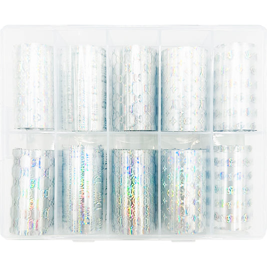Luxury Designer Nail Foil - Designer Inspired Combo [Iridescent]