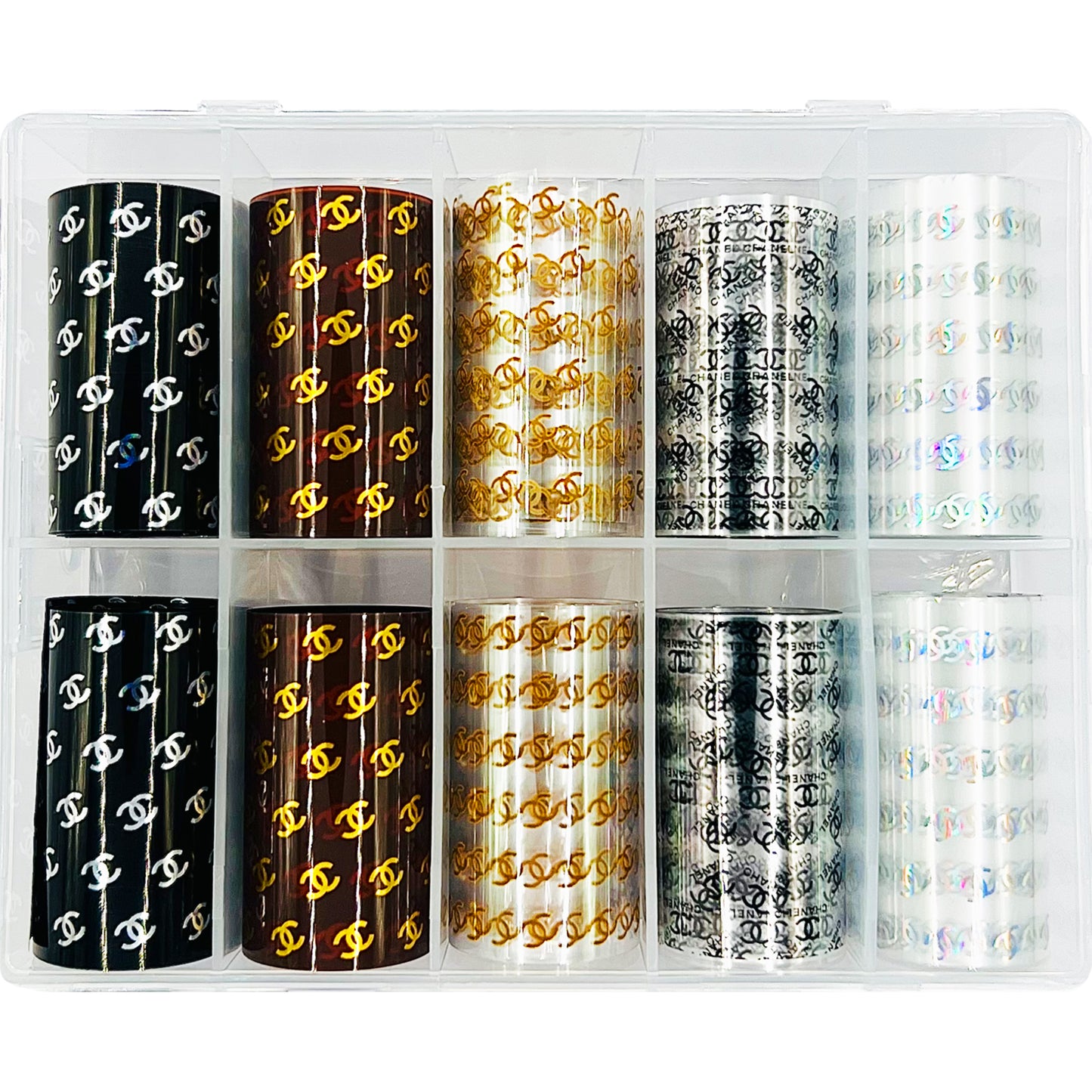 Luxury Designer Nail Foil - Designer Inspired 1 [2 Design | 5 Colors]