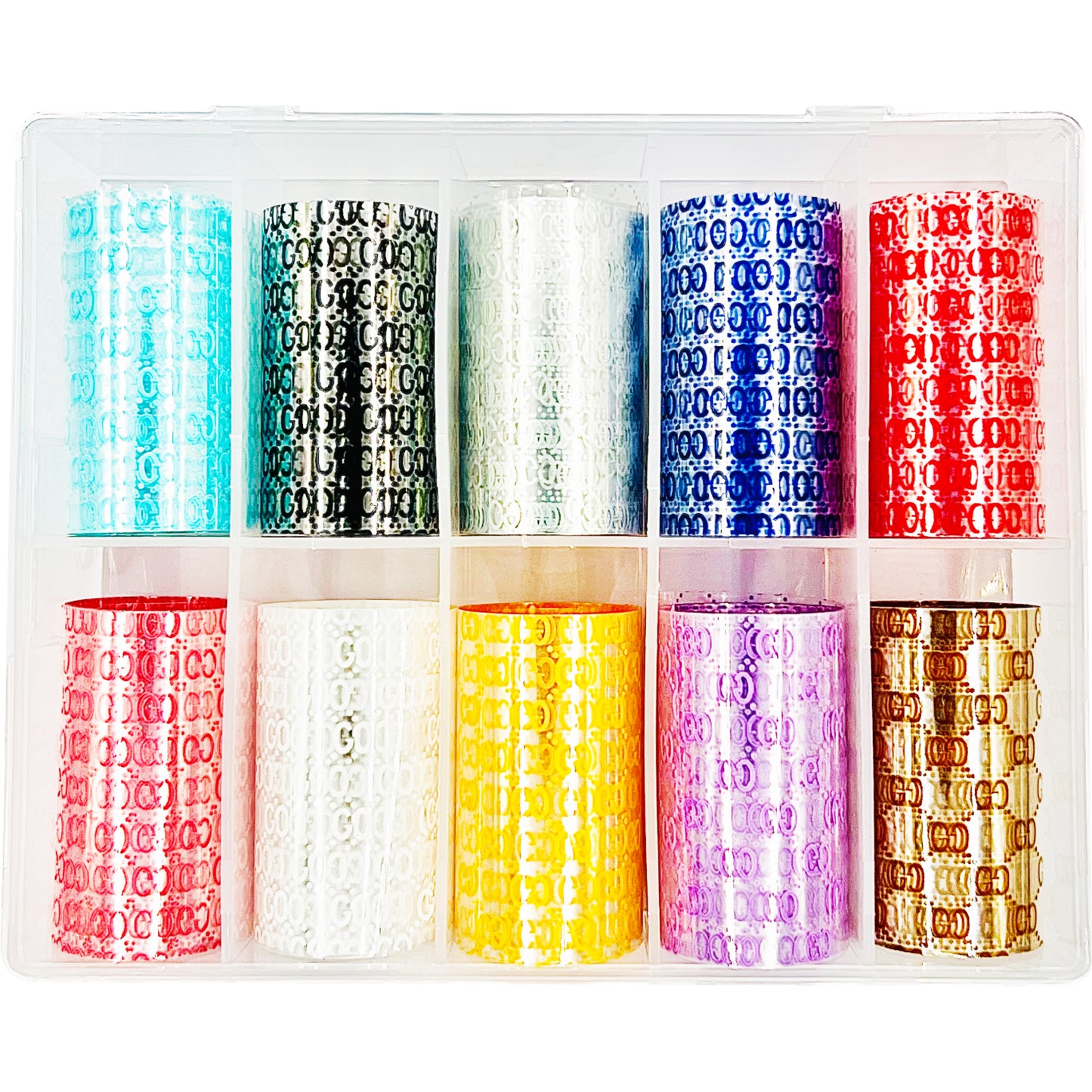 Luxury Designer Nail Foil - Designer Inspired 3 [1 Design | 10 Colors]