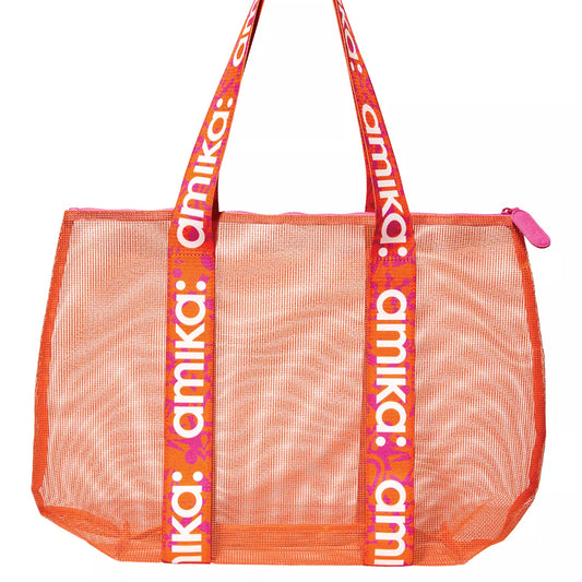 amika: signature large summer beach tote