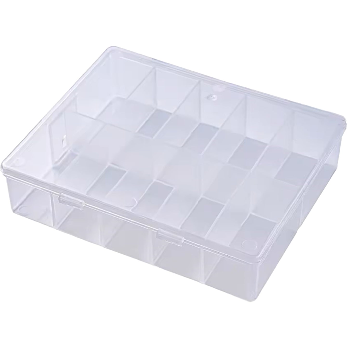 Flip-Top 10 Compartment Storage Container